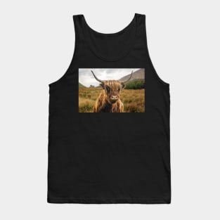 Scottish Highlander Cow Tank Top